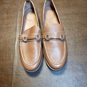 Gentle Souls Brown Leather Loafers